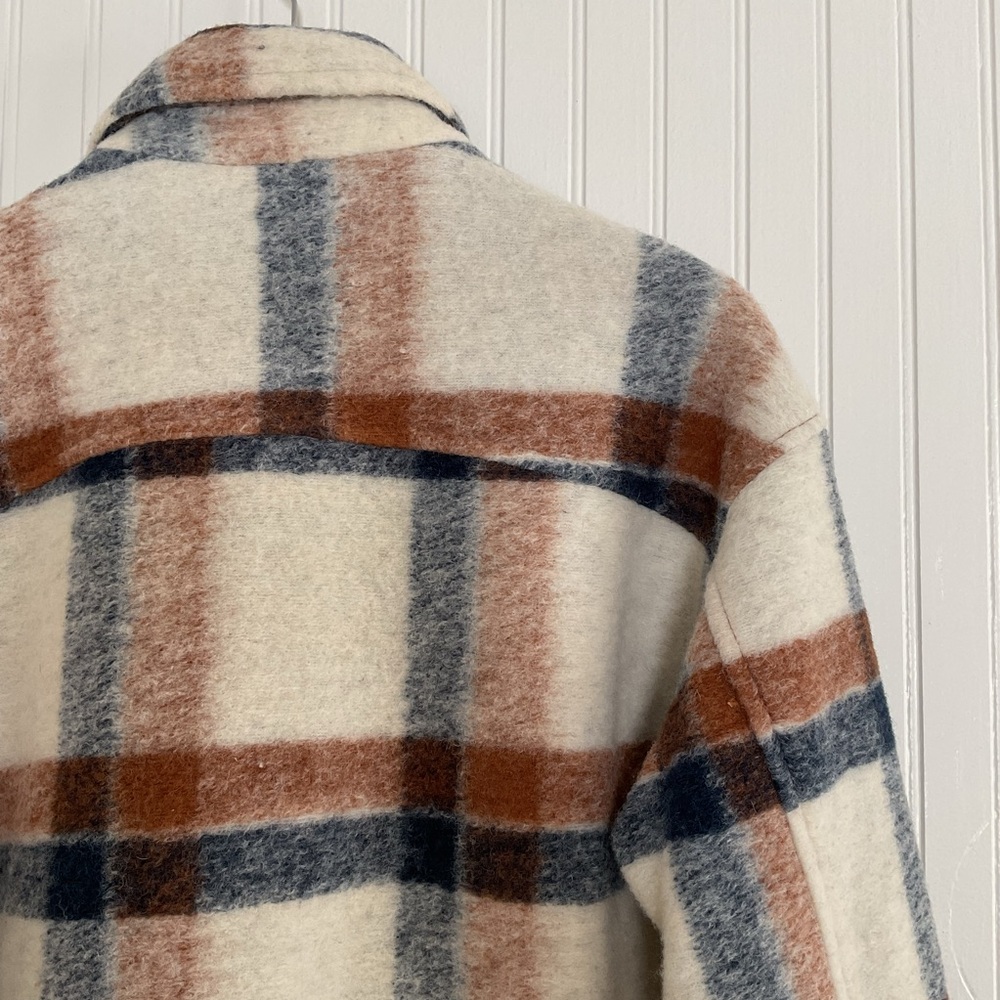 Zara Windowpane Shacket - Picture 6 of 10